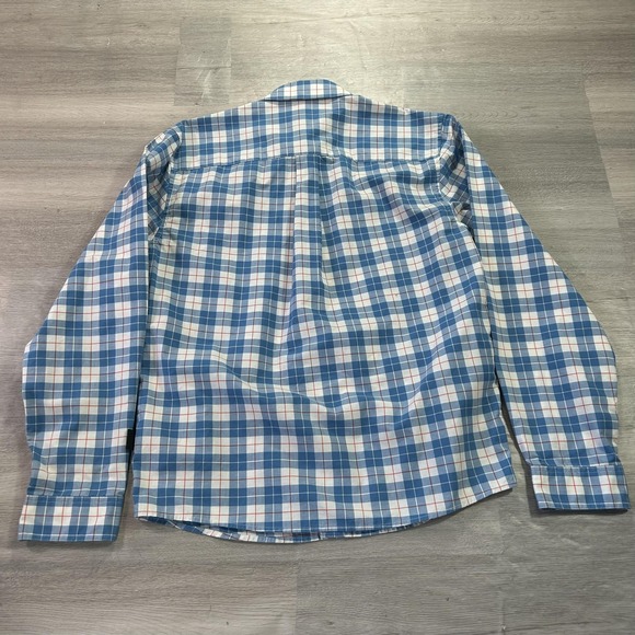 Patagonia Shirt Mens XS Blue Plaid Organic Cotton Button Up Long Sleeve Casual - Picture 2 of 12